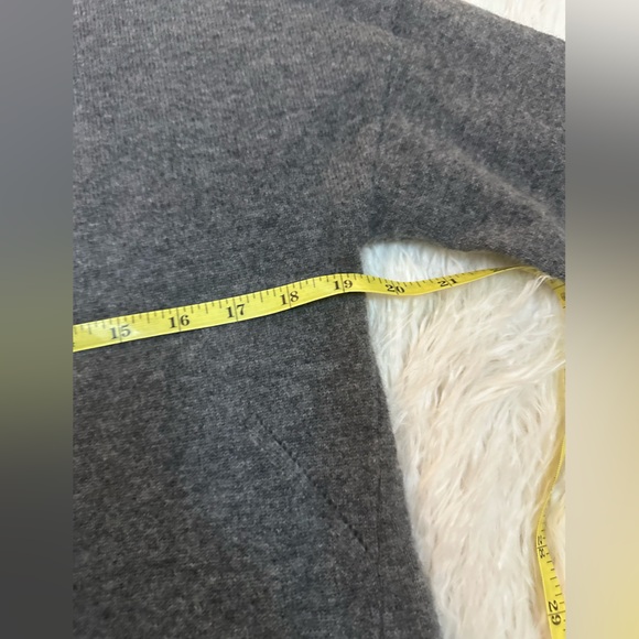 Zadig & Voltaire Cici Patch Cashmere Sweater L NWT Grey Lightening Bolt - Picture 14 of 16